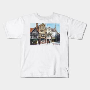 High Street, Shrewsbury, England Kids T-Shirt